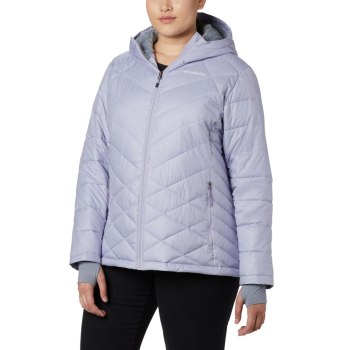 Columbia Jas Dames, Heavenly Hooded Plus Size Paars, 18UHYBEMV